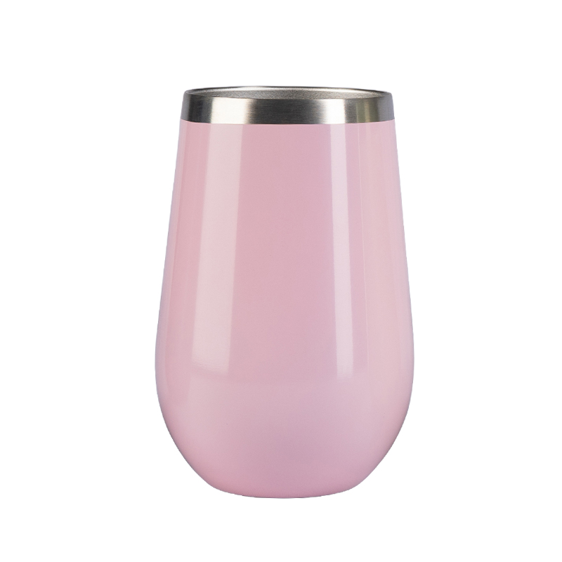 detail of Copa de vino de acero inoxidable con aislamiento al vacío de 12 oz con tapa a presión