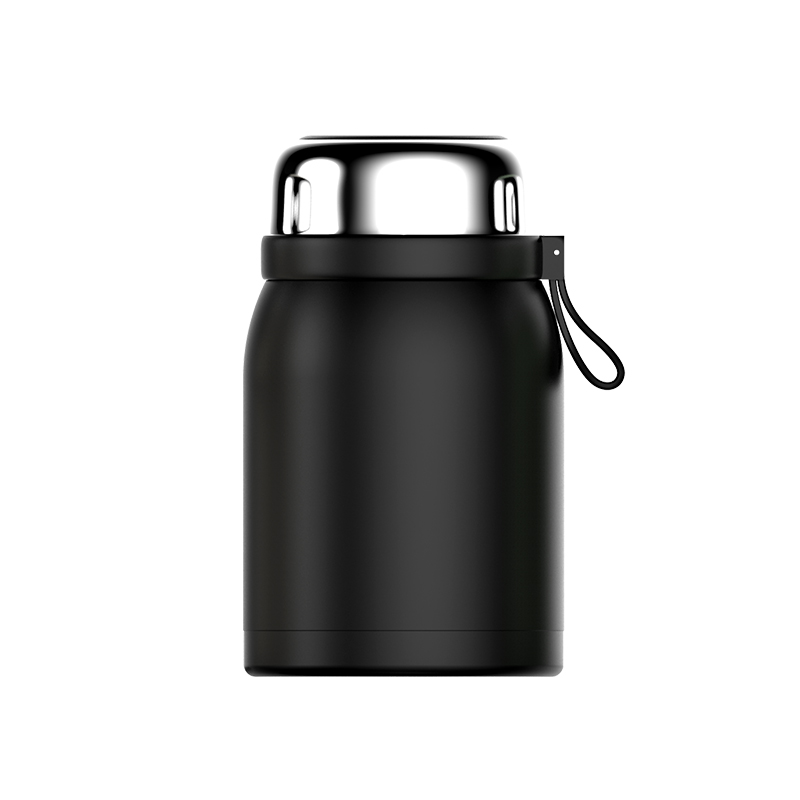 detail of Almacenamiento de contenedores de alimentos con aislamiento al vacío de 700 ml / 1000 ml con asa para sopa, tazón para batidos, avena