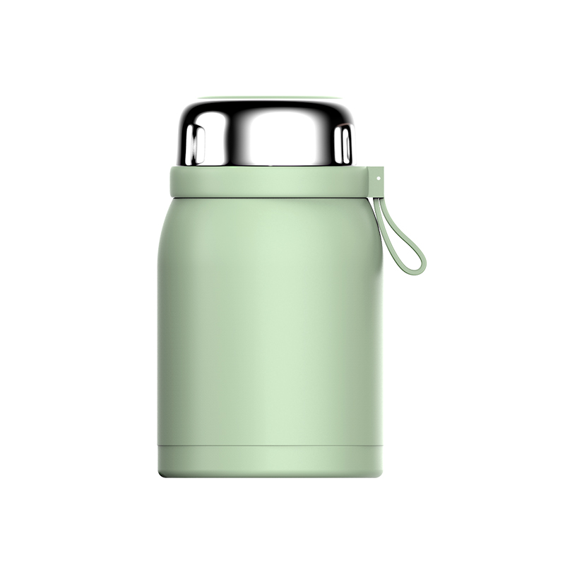 detail of Almacenamiento de contenedores de alimentos con aislamiento al vacío de 700 ml / 1000 ml con asa para sopa, tazón para batidos, avena