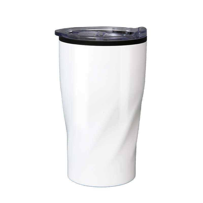 Vaso de café de doble pared de 16 oz con tapa para viajes, camping