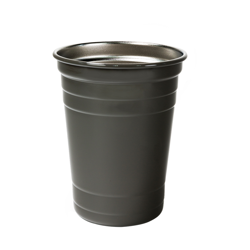 Vaso de pinta inastillable de acero inoxidable de 500 ml de fácil agarre para fiestas