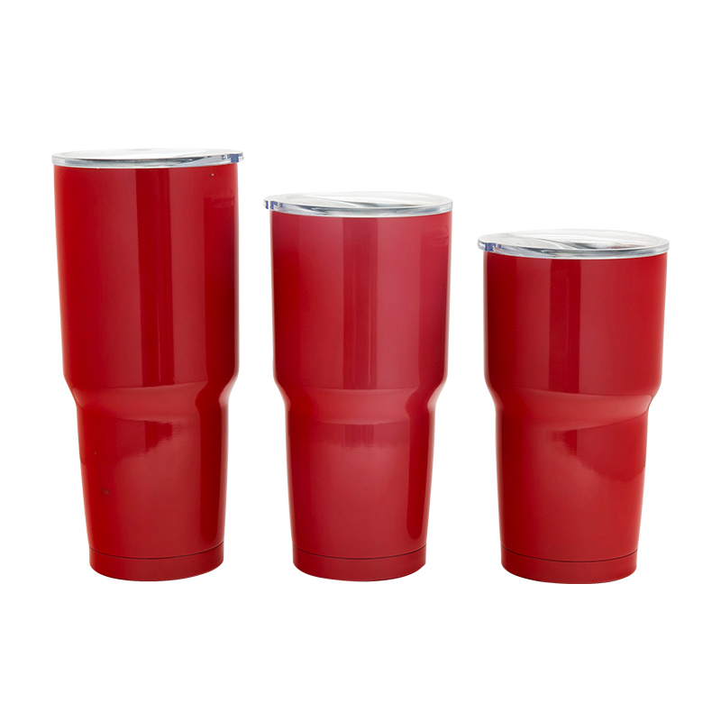 Vaso aislado al vacío de acero inoxidable de 16/20/30/40 oz con tapa a prueba de salpicaduras