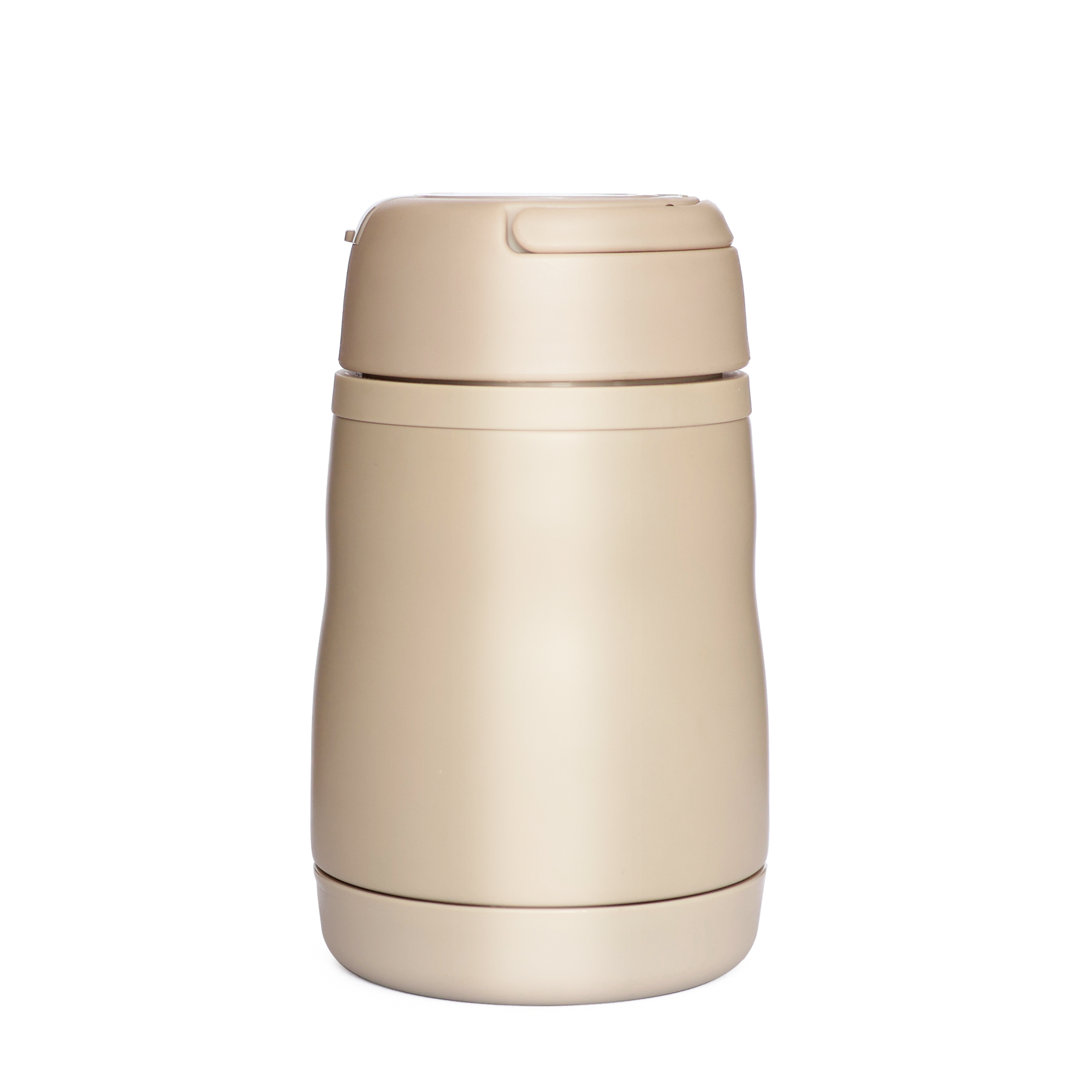 detail of Tarro de comida aislado al vacío de acero inoxidable de 450 ml con asa para el almuerzo